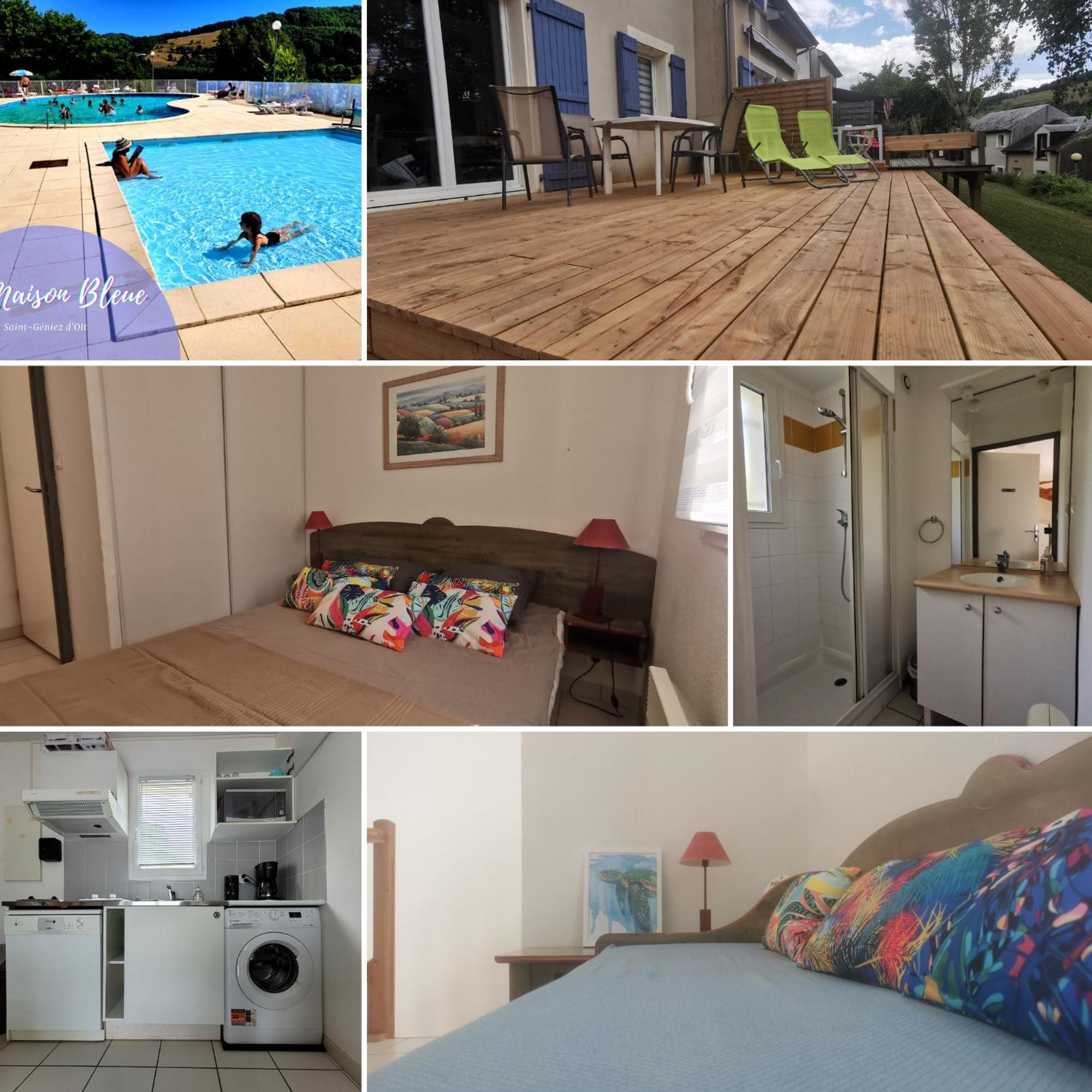 Apartamento La Maison Bleue, Village Vacances, Piscine, Parking