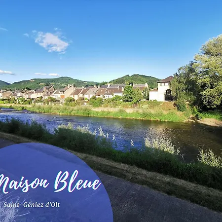 La Maison Bleue, Village Vacances, Piscine, Parking Saint-Geniez-d'Olt Exterior photo